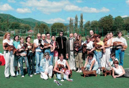 Рис.1. Участники первого чемпионата "Южная такса - <br>2006", г. Сочи